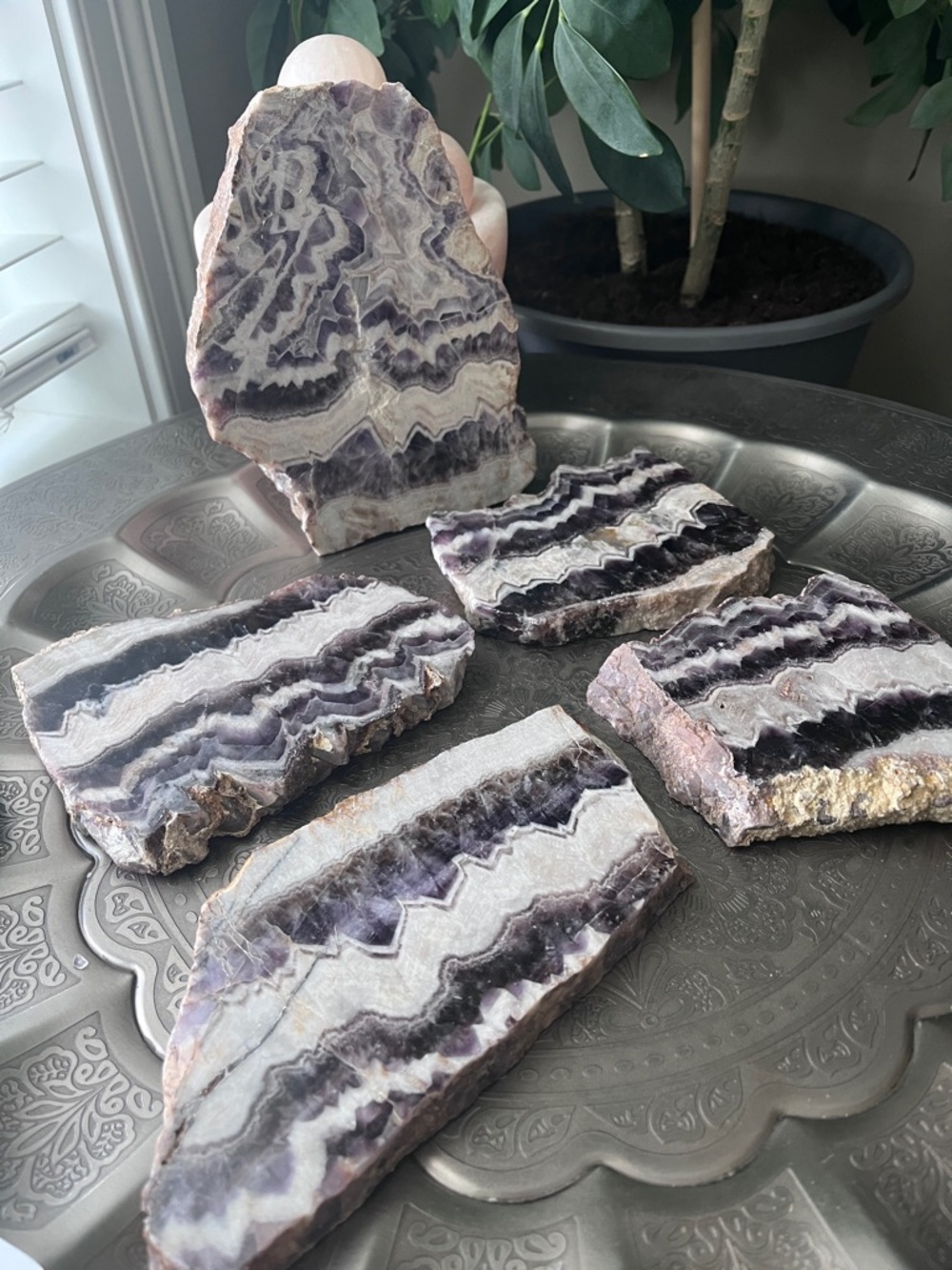 Chevron amethyst slab - Picture 9 of 12